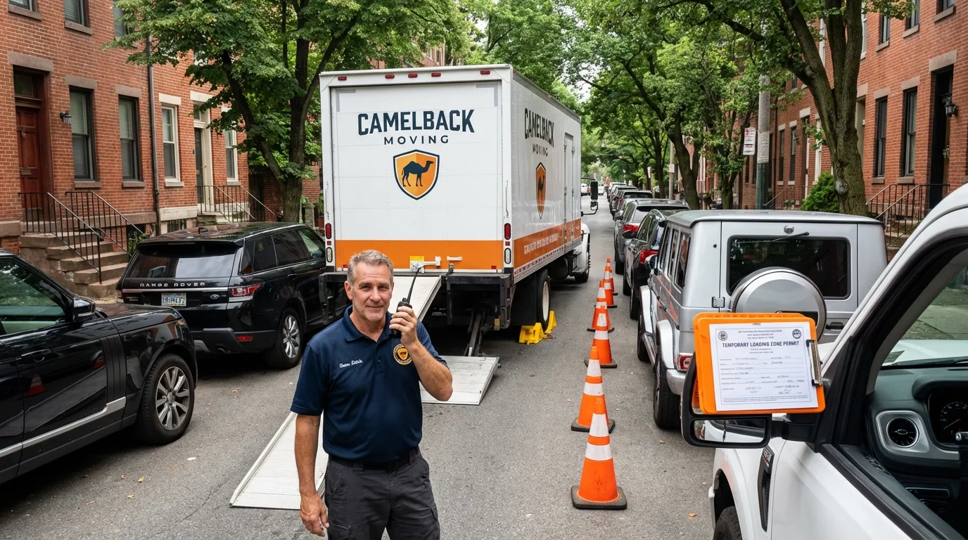 City street loading permit setup in Marysville, PA